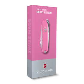 Нож-брелок VICTORINOX Classic SD Colors "Cherry Blossom", 58 мм, 7 функций, розовый