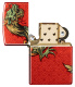 Зажигалка ZIPPO Dragon Design с покрытием 540 Tumbled Brass, латунь/сталь, разноцветная, 38x13x57 мм