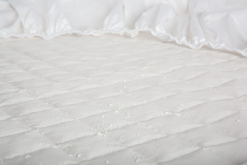 220904 Наматрасник MATTRESS COTTON DRYSOFT GRASS непромокаемый с юбкой 90х200х40