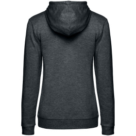 Толстовка с капюшоном женская Hoodie, серый меланж (антрацит)