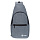 Рюкзак TORBER с одним плечевым ремнем, серый, полиэстер 300D, 33 х 17 х 6 см