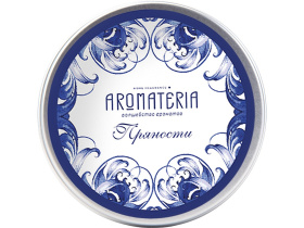 Набор: платок Гжель и свеча Птица счастья (синий, голубой, белый)