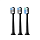 Насадка для электрической зубной щетки DR.BEI Sonic Electric Toothbrush BY-V12 Head Черная 3шт