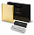Подарочный набор: Ручка перьевая Parker IM Premium F318 Pearl GT, цвет чернил синий и золотистый ежедевник с золотым срезом