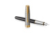 Перьевая ручка  и чехол из кожи Parker Sonnet Premium Refresh BLACK GT, перо 18K, перо: F, цвет чернил black, в подарочной упаковке