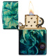 Зажигалка ZIPPO Anne Stokes с покрытием 540 Tumbled Brass, латунь/сталь, разноцветная, 38x13x57 мм