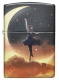 Зажигалка ZIPPO Mythological с покрытием Glow In The Dark Green, латунь/сталь, черная, 38x13x57 мм