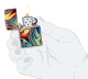 Зажигалка ZIPPO Swirl с покрытием Glow In The Dark Green, латунь/сталь, разноцветная, 38x13x57 мм