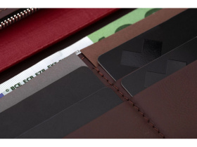 Бумажник Клайд, коричневый