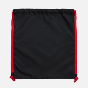 Рюкзак B3, черный с красными лямками