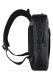 Рюкзак мужской BUGATTI Clark, чёрный, воловья кожа/полиэстер, 30х10х40 см, 12 л