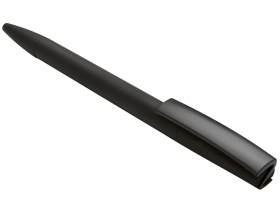 Ручка пластиковая soft-touch шариковая Zorro, черный