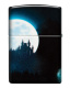 Зажигалка ZIPPO Horror Wolf с покрытием 540 Matte, латунь/сталь, черная, 38x13x57 мм