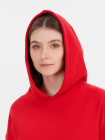 Худи оверсайз унисекс Outshine, красное