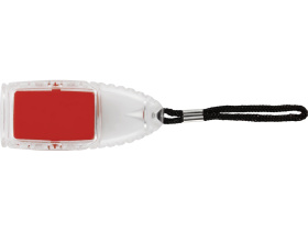 Фонарь Обелиск, красный/прозрачный (Р)