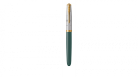 Перьевая ручка Parker 51 Premium Forest Green GT, перо: F чернила: Black,Blue, в подарочной упаковке.