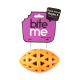 EBI Игрушка для собак резиновая, мяч для регби "Bite me", оранжевая, 14х4.7х4.7см (Нидерланды)