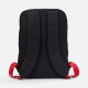 Рюкзак B2, черный с красными стропами
