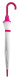 Зонт-трость 71454PI Doppler Fiber Nizza Transparent 5 x 5 x 88 см прозрачный, розовый
