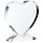 Стела Pictory Heart, прозрачная