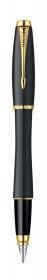 Подарочный набор из 2-х ручек Parker URBAN Matte black GT перьевая+шариковая ручки