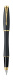 Подарочный набор из 2-х ручек Parker URBAN Matte black GT перьевая+шариковая ручки