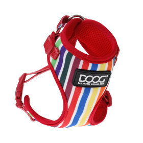 DOOG Шлейка для собак "NEOFLEX SCOOBY", красная, M, 40-56см (Австралия)