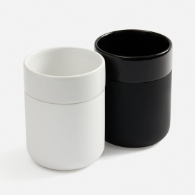 Кружка Nabo с силиконовым держателем, черная