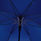 Зонт-трость Undercolor с цветными спицами, синий