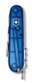 Нож перочинный VICTORINOX Climber, 91 мм, 14 функций, полупрозрачный синий