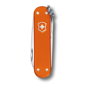 Нож-брелок VICTORINOX Classic Alox LE 2021, 58 мм, 5 функций, алюминиевая рукоять, оранжевый