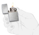 Зажигалка ZIPPO с покрытием Herringbone Sweep, латунь/сталь, серебристая, матовая, 36x12x56 мм