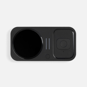 Беспроводное зарядное устройство с подогревом кружки Hot Task, черное