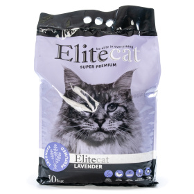 ELITECAT Наполнитель комкующийся с ароматом лаванды "Lavender", 11.4л / 10кг