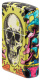 Зажигалка ZIPPO Skull Design с покрытием Glow In The Dark Green,латунь/сталь,разноцветная38x13x57 мм