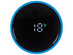 Вакуумный термос Module X с индикатором температуры, 500 мл, тубус, голубой 3538C