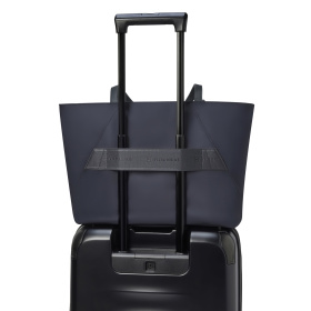 Сумка VICTORINOX Victoria Signature Tote, синяя, нейлон/кожа, 51x15x30 см, 19 л
