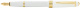 Перьевая ручка Cross Bailey Light Polished White Resin and Gold Tone, перо F