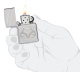 Зажигалка ZIPPO Reatree® с покрытием High Polish Chrome, латунь/сталь, серебристая, 38x13x57 мм