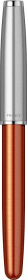 Перьевая ручка Parker Sonnet Essentials Orange SB Steel CT, перо: F, цвет чернил black, в подарочной упаковке.