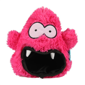 EBI Coockoo Игрушка для собак мягкая "Голодное чудище", розовая, 19см (Нидерланды)