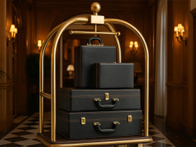 Футляр подарочный, темно-коричневый