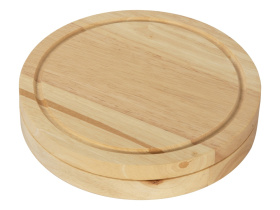 Подарочный набор для сыра в деревянной упаковке Reggiano (светло-коричневый)