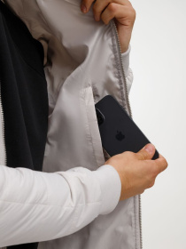 Куртка унисекс Warmbridge, светло-серая