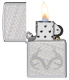 Зажигалка ZIPPO Reatree® с покрытием High Polish Chrome, латунь/сталь, серебристая, 38x13x57 мм