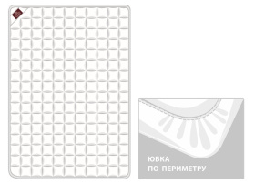 2202004 Наматрасник MATTRESS COTTON DRYSOFT GRASS непромокаемый с юбкой 200х200х40
