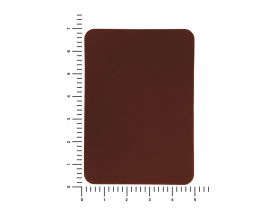 ПАТЧ ПРЯМОУГОЛНЫЙ nubuk (коричневый ) 5,0 х 7,0 см
