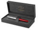 Ручка роллер Parker Sonnet T546  Red CT F черные чернила, в подарочной коробке
