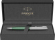 Шариковая ручка Parker Sonnet Essentials Green SB Steel CT, цвет чернил black, перо: M, в подарочной упаковке.