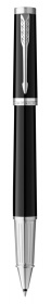 Ручка-роллер Parker "Ingenuity Black CT" стержень:F, цвет чернил: black, в подарочной упаковке.